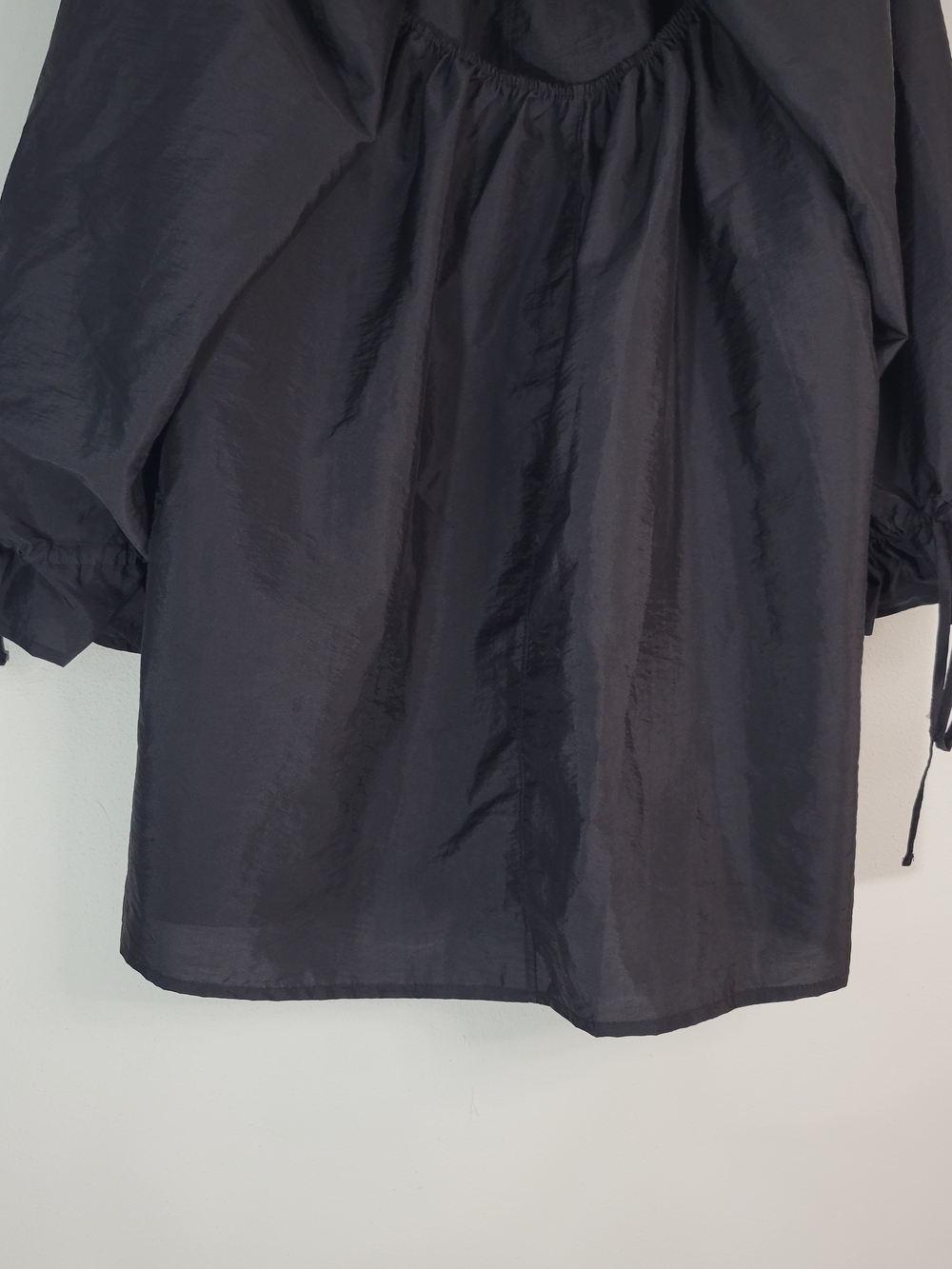 ASOS WOMEN Black Long Sleeve Tie-Detail Dress SIZE 18. - Picture 6 of 9